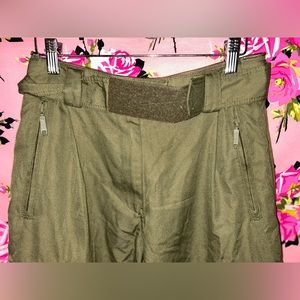 German military pants khaki cargo cotton vintage workpant police green bugout m